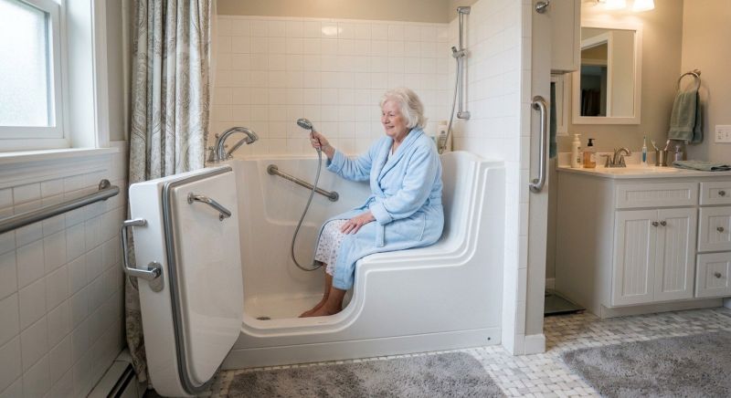 Elderly Bathtub Installation